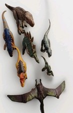 Mattel Jurassic World Lot Of 7 Dinosaurs T Rex Velociraptor Pterodactyl  More