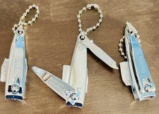   3 Trim Fingernail Clippers Professional Stainless Steel Sharp Cutter Nail File