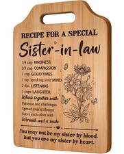 Gifts for Sister in Law, Sister In Law Birthday Gifts, Unique Recipe Cutting ...