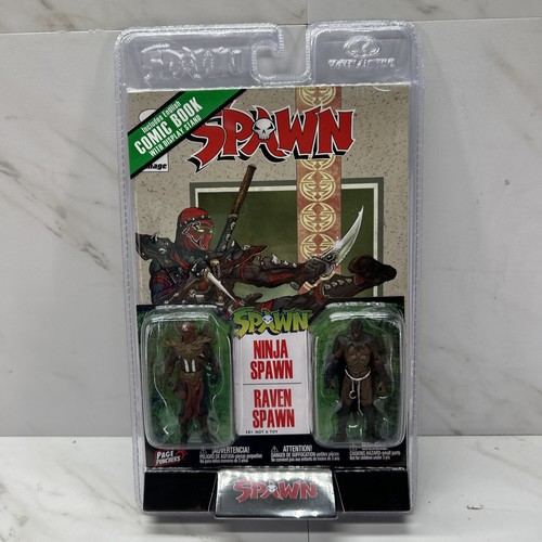 McFarlane Page Punchers 2 Pack 3" Figur Comic Ninja Spawn & Raven Spawn