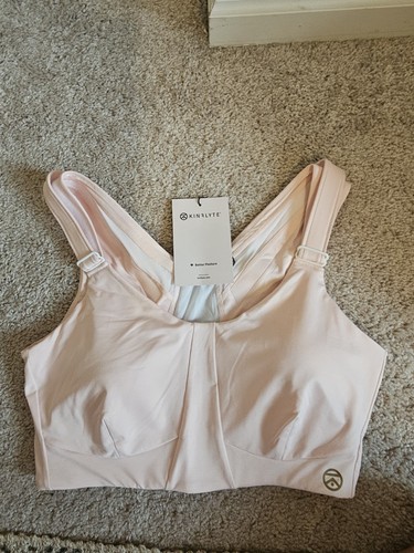 Kinflyte Neu mit Etikett Rise BH Midi Eco Jersey Rosenquarz Größe XL