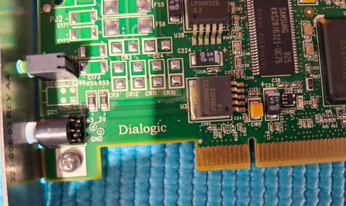 Dialogic Brooktrout TRUFAX 200-R PCI HALF 801-004-05 Interface Card - Bild 4 von 5