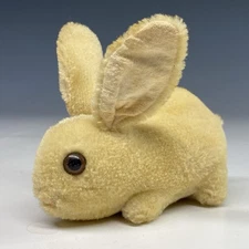 Vintage Dakin Plush Soft Wool Bunny Rabbit Realistic Stuffed Animal Toy 1982