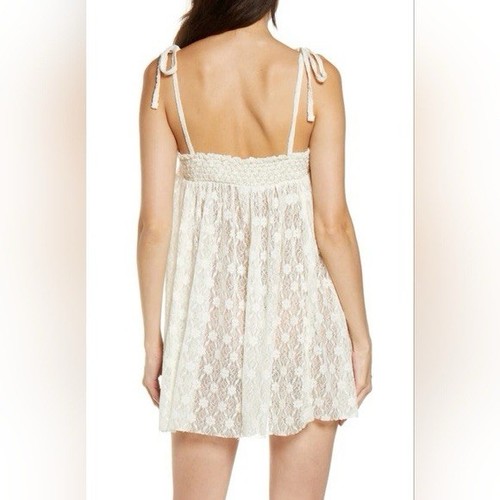 Intimate Free People Rule The World Strampler Spitze gesmokt Vintage Look Medium - Bild 2 von 16