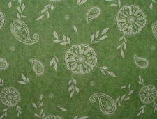 Linen Blend Curtain Fabric Provence Collection Green Cushion Upholstery Blinds