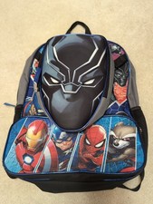 Zaino e lunchbox 18" Marvel Avengers Iron Man Black Panther Spider-Man