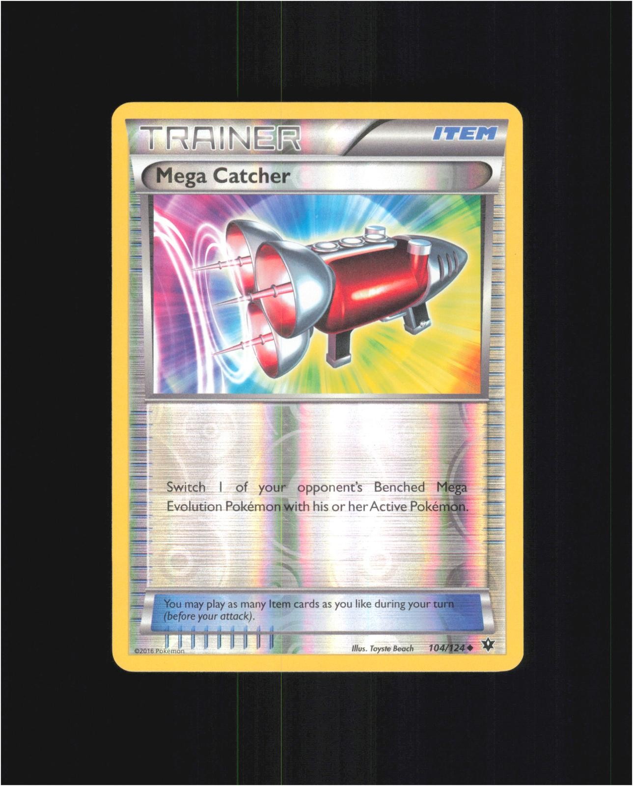 Mega Catcher 104/124 Uncommon Fates Collide Pokemon Near Mint