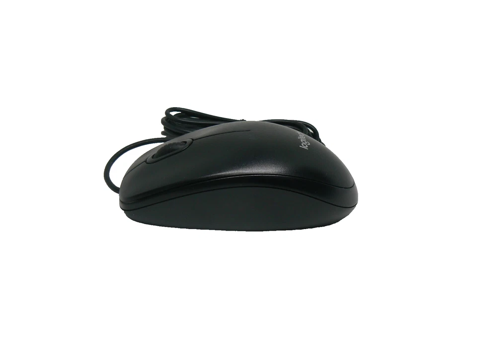 Logitech B100 Optical USB Wired Mouse – Black – Ambidextrous – Plug & Play PC - Image 2 of 4
