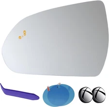 EAP Driver Side Mirror Glass Compatible with Hyundai Elantra 2017-2020, Ioniq...