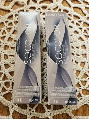 Lot Of 2 Matrix SOCOLOR Extra Coverage Permanent Hair Color Cream 3oz 507N