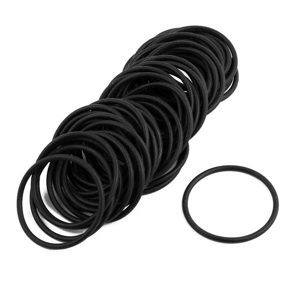 50 Nitrilkautschuk O-Ringe 33Mm Od 29Mm Id 2Mm Breite Metrische Dichtung-image