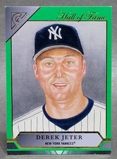 2020 Topps Gallery Hall of Fame Green #HOFG-2 Derek Jeter 129/250