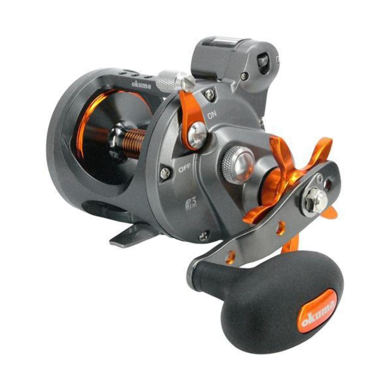 Okuma Cold Water Linecounter Trolling Reel CW-453D Cw-453d: 430 Yds-25lb