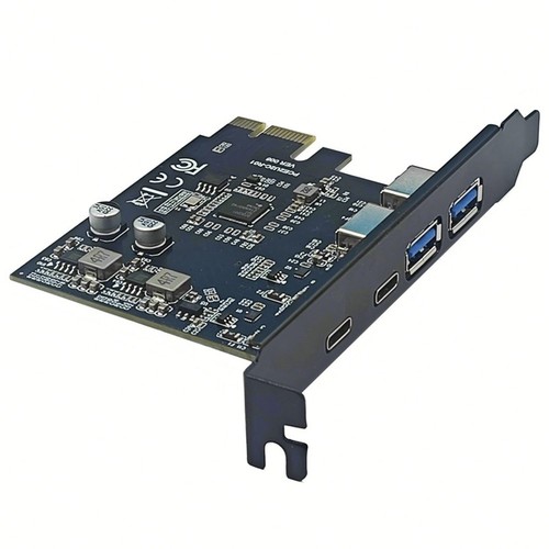 4 Ports 5 Gbps PCIE-Karten-Hub USB 3.0 PCI-E-Karte 2xUSB A-Port+2xTyp-C-Por3862 - Bild 3 von 8