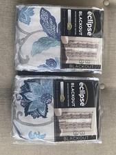 2 Containers/Packs eclipse blackout curtains 54x84 Nina Blue