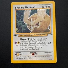 POKEMON SHINING NOCTOWL 2002 NEO DESTINY #110 1ST EDT RARE on eBay