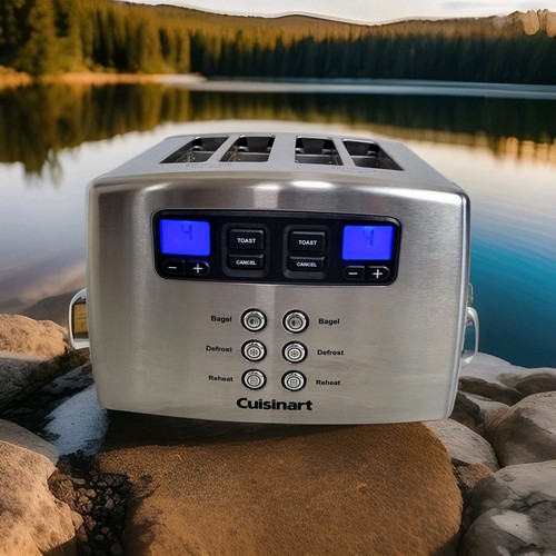 🏷️ Cuisinart CPT-440 Leverless 4-Slice Toaster Stainless Steel Tested Works