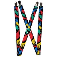 `Suspenders - 1.0`` - Dinosaurs Black/Multi Color` (Us Import) ACC NEU