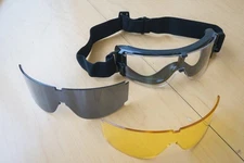 Tactical Ballistic Safety Goggles Interchangeable Lenses Kit w/ Case Protective