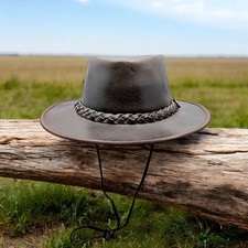Western Cowboy Hat Wide Brim for Men Women Rodeo Ranch Cowgirl Fedora Hat