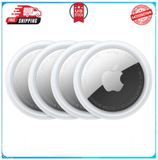 Apple AirTag 4 Pack. Keep Track of and find Your Keys, Wallet, Luggage, Backpack
