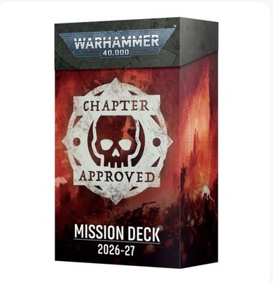 Chapter Approved Mission Deck 2026-27 Warhammer 40K PREORDER 6/27