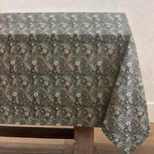 Morris & Co. Tablecloth Cotton English Garden Wilhemina 60”x 84” Green Floral - Picture 7 of 7