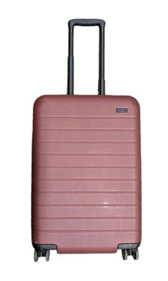 Away Brand Luggage 22  Hardshell Carry-On 4 Wheel Spinner Suitcase Burgundy EUC