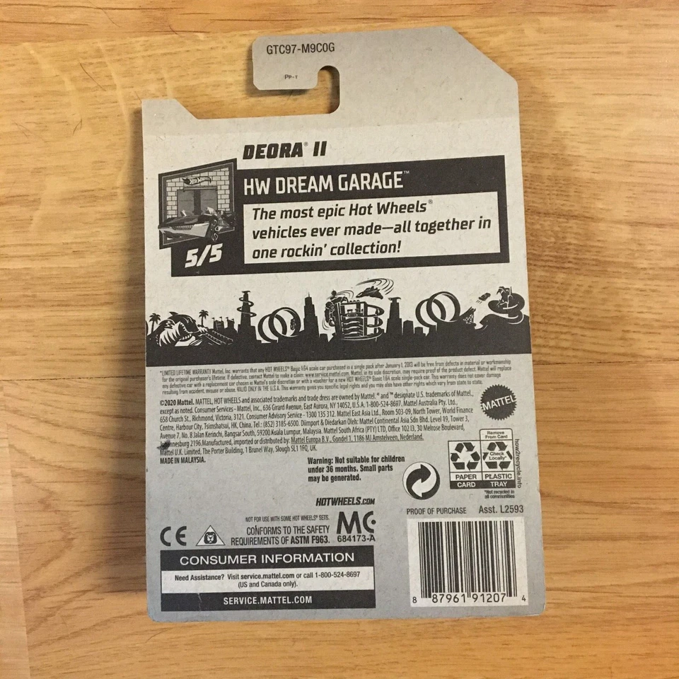 Hot Wheels Genuino TREASURE HUNT Deora II PERSONALIZADO Super Real Riders Rueda Intercambio Foto 4 de 4