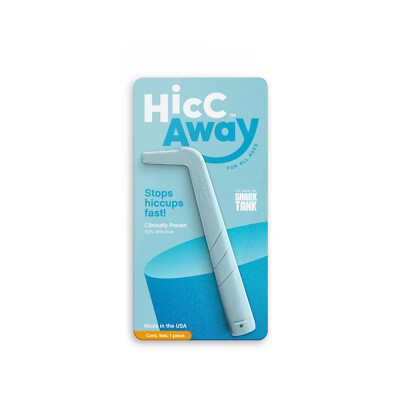 HiccAway Hiccup Straw Stops hiccups Fast! Clinically Proven Hiccup Relief