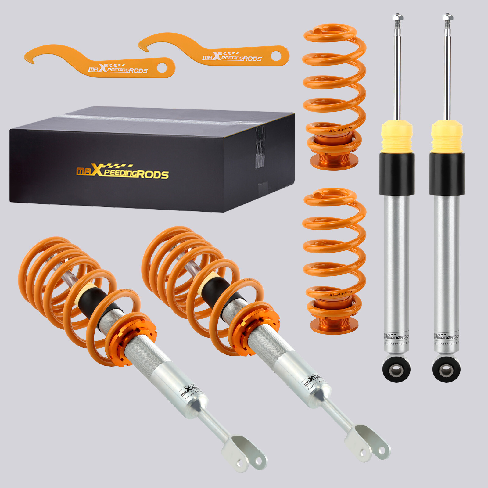 maXpeedingrods Coilovers for AUDI A4 Saloon 1.8-3.2 +T/TFSI/FSI/TDI B7 2004-08