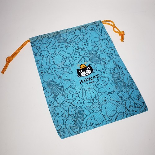 Jellycat London Türkis Blau Kordelzug Geschenk Staubbeutel 7x10" Orange Kordelzug - Bild 1 von 8
