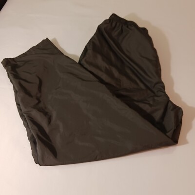 Classic Elements Men's Green Cotton Blend Windbreaker Pants Joggers Size Large