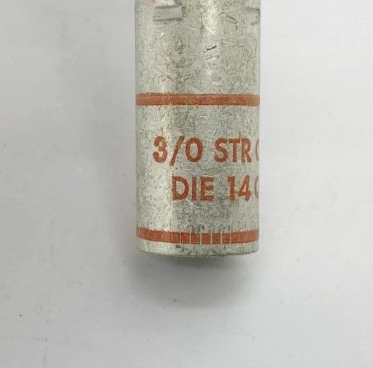 Lot of 3 New Burndy YS27-L N150 Splice Connectors 3/0 STR Orange 14 Or 101 - Image 4 of 4