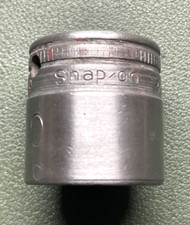 SNAP-ON F-240 "G" CODE 3/4" x 3/8 DR 12 POINT SOCKET-RUST FREE-MADE IN USA 1945