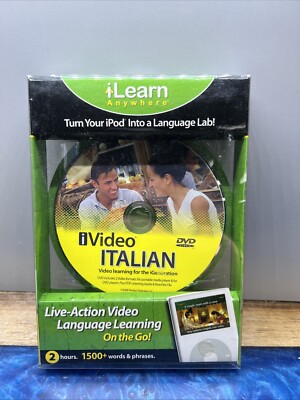 IVIDEO ITALIAN (ILEARN ANYWHERE) (ITALIAN EDITION) DVD New 2 Hours Learn Italian