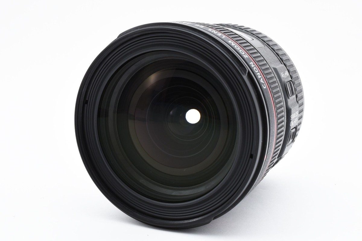 Canon EF 24-70mm F/4 L IS USM Zoom Lens w/hood & case