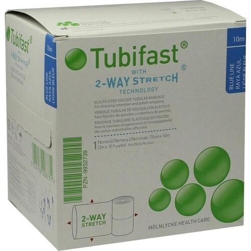 TUBIFAST 2-Way Stretch 7,5 cmx10 m blau, 1 St PZN 09932739