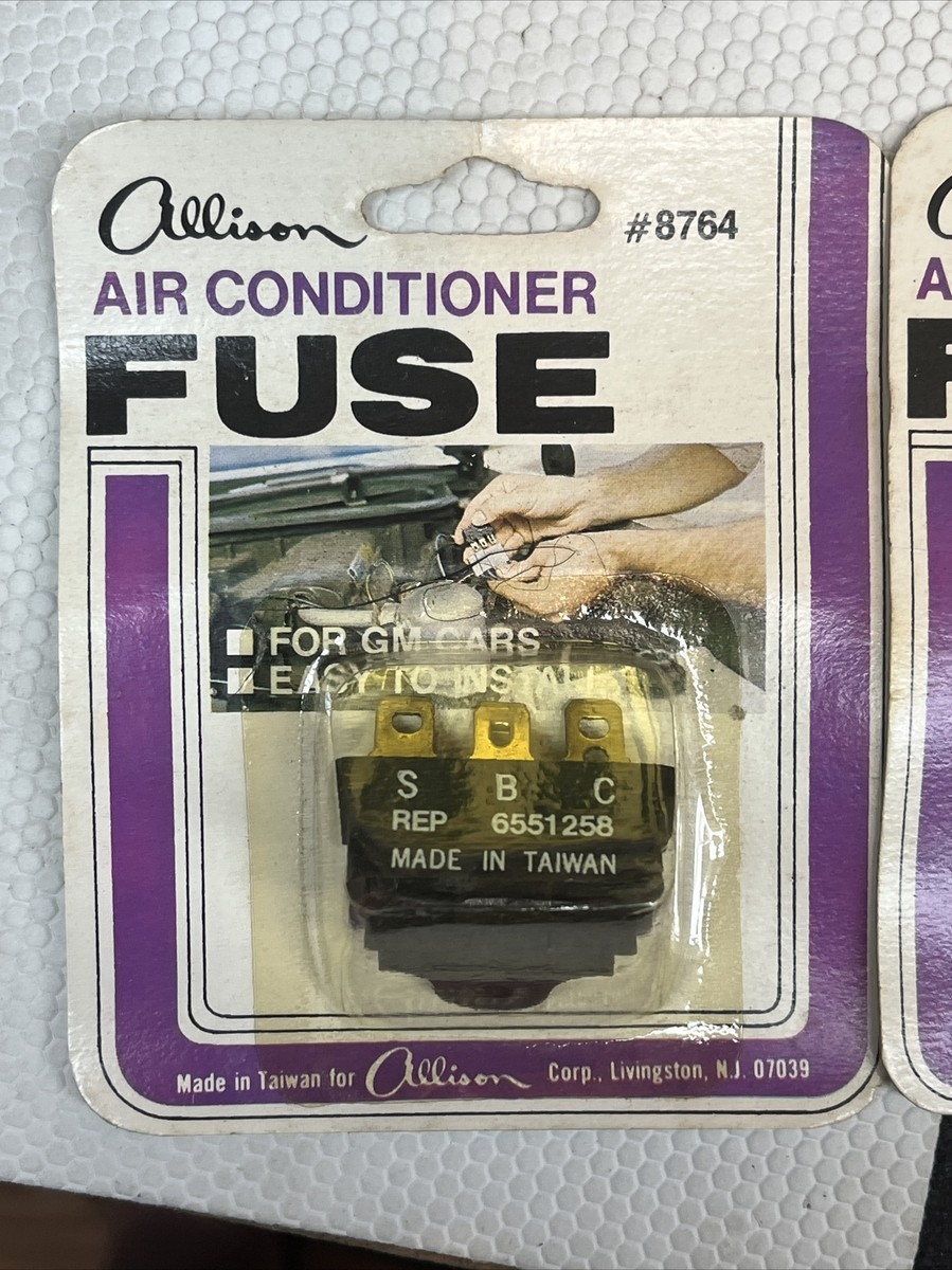NOS Allison Air Heat A/c HVAC 6551258 8764 Thermal Limiter Fuse Lot New  In Pac