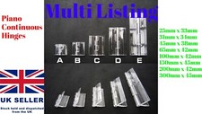 25mm-300mm Clear Acrylic Plastic Piano Continuous Hinges Hinge Transparent DIY