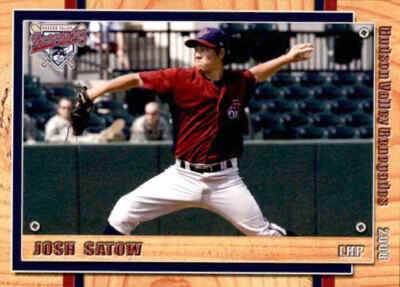 2008 Hudson Valley Renegades Grandstand #27 Josh Satow Gilbert Arizona AZ Card