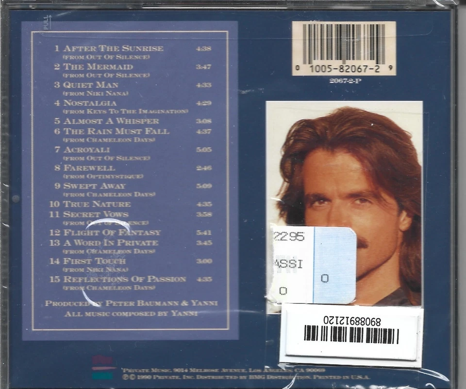 Yanni - Reflections Of Passion - CD - 1990 - NEW - SEALED - UK FREEPOST Foto 2 de 2