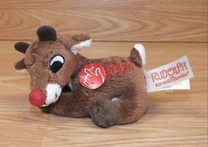rudolph singing plush