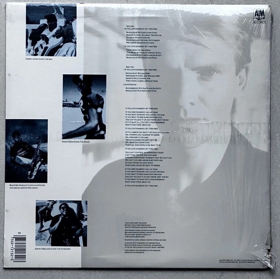 Sting If You Love Somebody Set Them Free - 4 Track SEALED VINYL LP - SP-12132 - Image 2 of 3