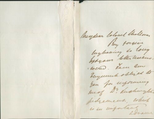 George Spencer-Churchill 8th Duke of Marlborough SIGNED AUTOGRAPHED Letter MLS - Afbeelding 1 van 3