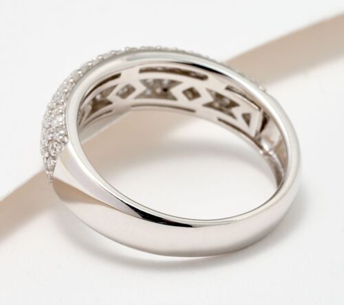 Anillo de plata de ley con diamantes Affinity 0,75 cttw talla 10 - Imagen 2 de 3