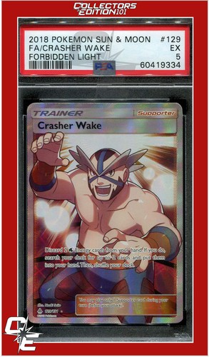 Crasher Wake graded PSA 5 for sale on eBay