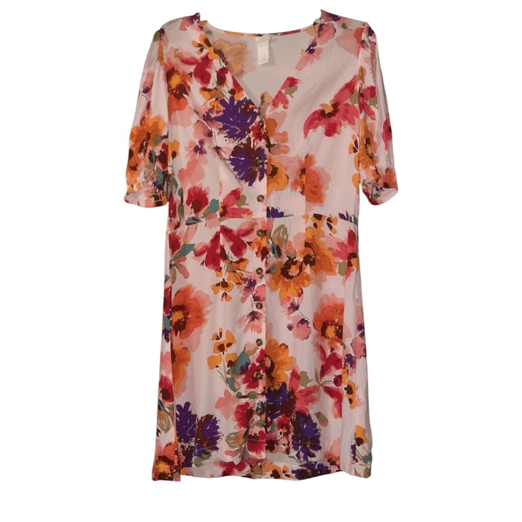 H & M Floral Dress Size Medium