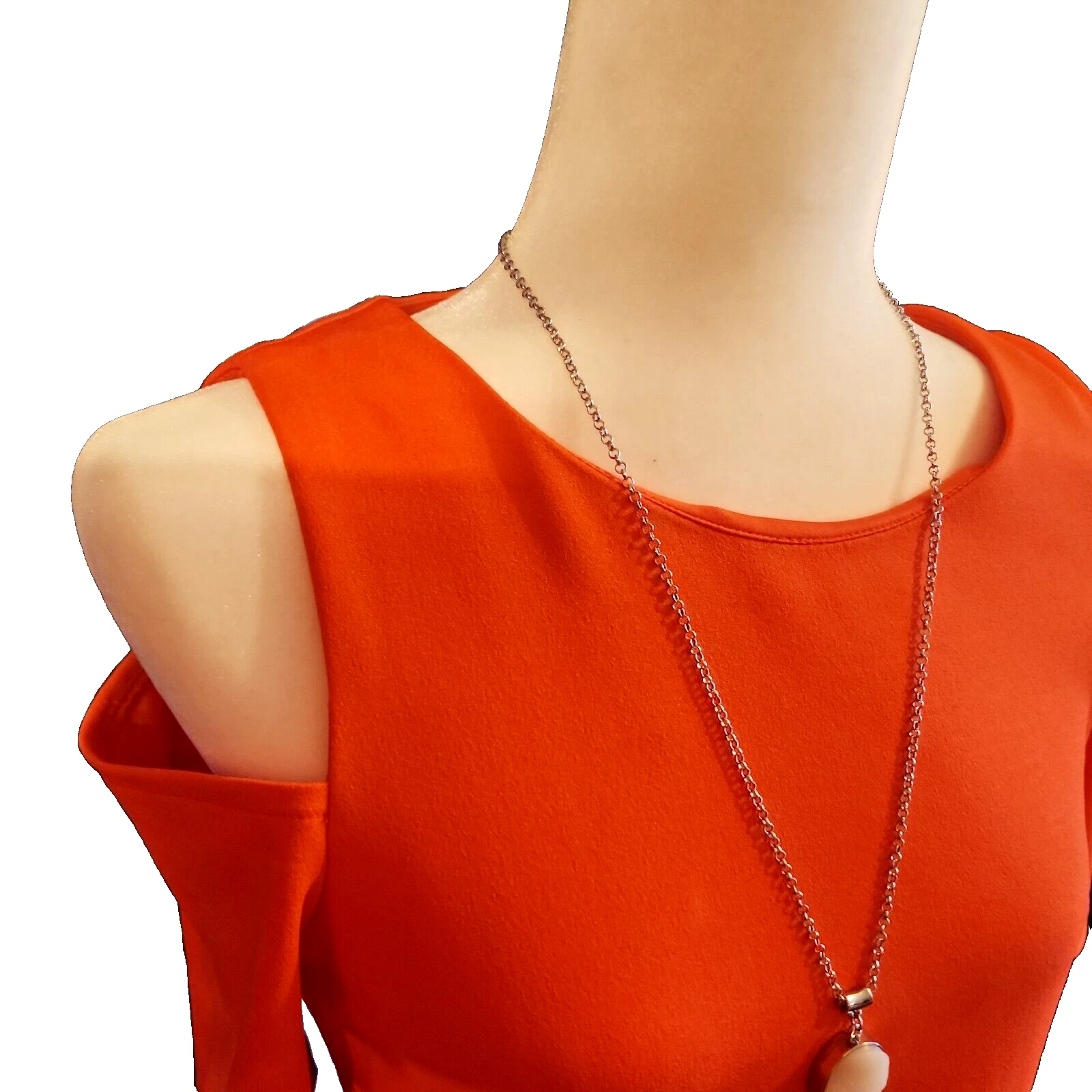 Alyx Abito Spalla Fredda con Collana Attaccata Corallo Taglia 6 (T45)