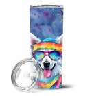 American Eskimo Hippie Dawg Stainless Steel 20 oz Tumbler Dac2453Tbl20
